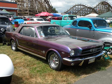 purple mustang